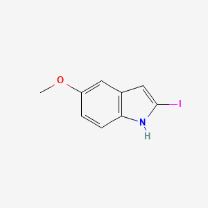 molecular formula C9H8INO B11848753 2-iodo-5-methoxy-1H-indole CAS No. 99275-49-7