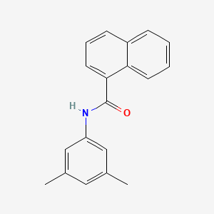 molecular formula C19H17NO B11848935 N-(3,5-Dimethylphenyl)-1-naphthamide CAS No. 544450-47-7