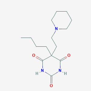 Barbituric acid, 5-butyl-5-(2-piperidinoethyl)-