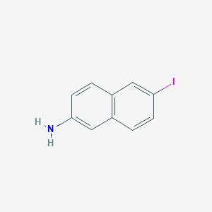 molecular formula C10H8IN B11849117 6-Iodonaphthalen-2-amine 
