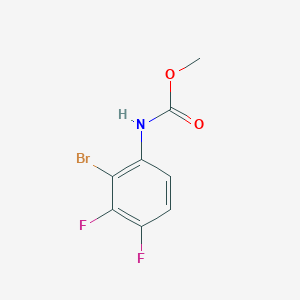 molecular formula C8H6BrF2NO2 B11849310 Methyl (2-bromo-3,4-difluorophenyl)carbamate CAS No. 1346809-54-8