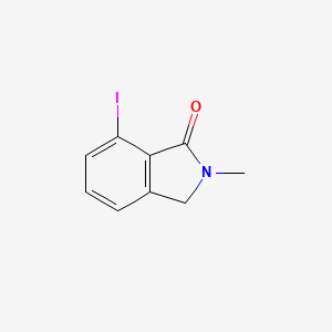 molecular formula C9H8INO B11849398 7-Iodo-2-methylisoindolin-1-one 