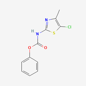 molecular formula C11H9ClN2O2S B11849516 Phenyl (5-chloro-4-methylthiazol-2-yl)carbamate 