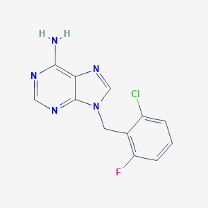 molecular formula C12H9ClFN5 B118496 Arprinocid CAS No. 55779-18-5