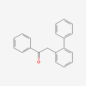 molecular formula C20H16O B11849771 2-([1,1'-Biphenyl]-2-yl)-1-phenylethanone 