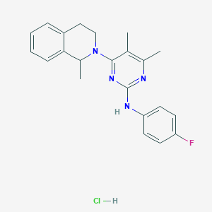 molecular formula C22H24ClFN4 B118499 Revaprazan Hydrochloride CAS No. 178307-42-1