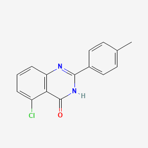 molecular formula C15H11ClN2O B11849967 5-Chloro-2-(p-tolyl)quinazolin-4(1H)-one CAS No. 83800-91-3