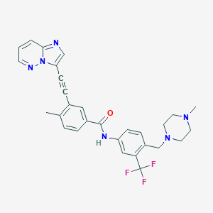molecular formula C29H27F3N6O B001185 Ponatinib CAS No. 943319-70-8