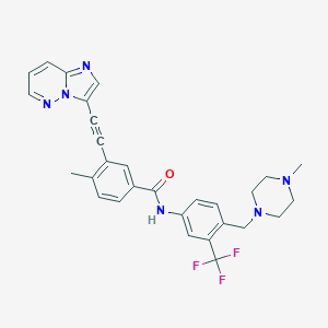 molecular formula C₂₉H₂₇F₃N₆O B001185 Ponatinib CAS No. 943319-70-8