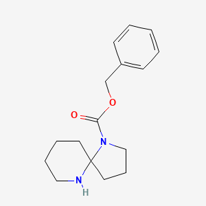 molecular formula C16H22N2O2 B11850044 Benzyl 1,6-diazaspiro[4.5]decane-1-carboxylate CAS No. 1334499-88-5