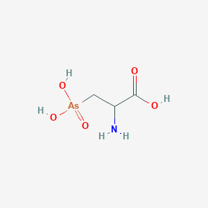 molecular formula C3H8AsNO5 B118501 3-胂基丙氨酸 CAS No. 151291-89-3