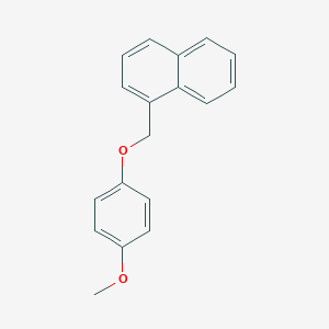 molecular formula C18H16O2 B11850129 1-((4-Methoxyphenoxy)methyl)naphthalene 