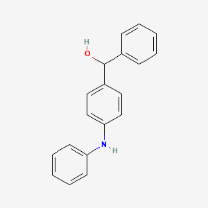 molecular formula C19H17NO B11850263 Phenyl(4-(phenylamino)phenyl)methanol 