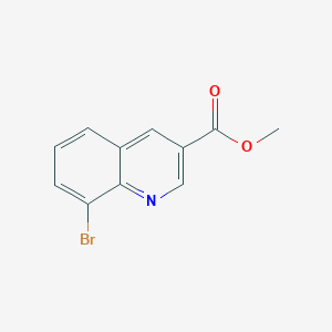 molecular formula C11H8BrNO2 B11850433 Methyl 8-bromoquinoline-3-carboxylate 