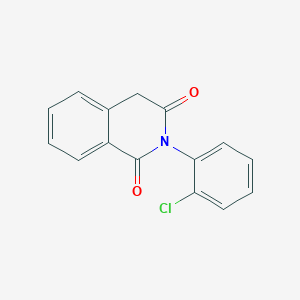 molecular formula C15H10ClNO2 B11850690 2-(2-Chlorophenyl)isoquinoline-1,3(2H,4H)-dione CAS No. 106110-71-8