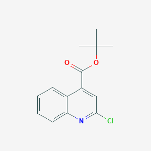 molecular formula C14H14ClNO2 B11850786 Tert-butyl 2-chloroquinoline-4-carboxylate 