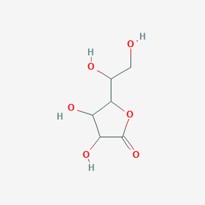 molecular formula C6H10O6 B118508 D-Mannonic acid-1,4-lactone CAS No. 2782-07-2