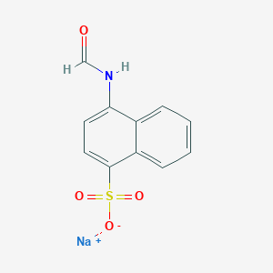 molecular formula C11H8NNaO4S B11850831 Sodium 4-formamidonaphthalene-1-sulfonate 