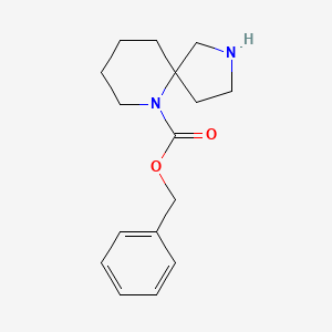 molecular formula C16H22N2O2 B11850932 Benzyl 2,6-diazaspiro[4.5]decane-6-carboxylate CAS No. 1086394-76-4