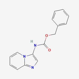 molecular formula C15H13N3O2 B11850936 Benzyl imidazo[1,2-a]pyridin-3-ylcarbamate 