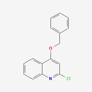 molecular formula C16H12ClNO B11850940 4-(Benzyloxy)-2-chloroquinoline 