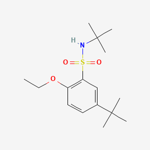 molecular formula C16H27NO3S B1185113 N,5-ditert-butyl-2-ethoxybenzenesulfonamide 