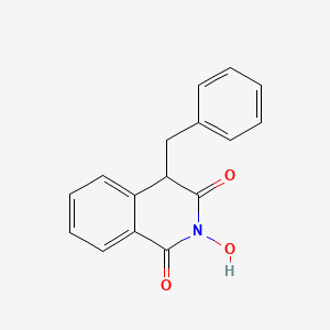 molecular formula C16H13NO3 B11851130 4-Benzyl-2-hydroxyisoquinoline-1,3(2H,4H)-dione 