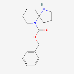 molecular formula C16H22N2O2 B11851161 Benzyl 1,6-diazaspiro[4.5]decane-6-carboxylate 