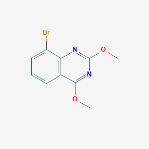 molecular formula C10H9BrN2O2 B11851267 8-Bromo-2,4-dimethoxyquinazoline 