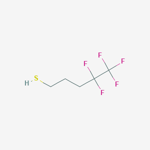 molecular formula C5H7F5S B118514 4,4,5,5,5-Pentafluoropentane-1-thiol CAS No. 148757-88-4