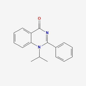 molecular formula C17H16N2O B11851406 1-Isopropyl-2-phenylquinazolin-4(1H)-one 