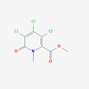 molecular formula C8H6Cl3NO3 B11851414 Methyl 3,4,5-trichloro-1-methyl-6-oxo-1,6-dihydropyridine-2-carboxylate 