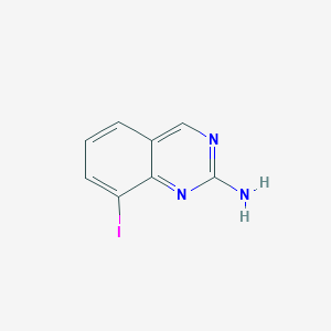 molecular formula C8H6IN3 B11851428 8-Iodoquinazolin-2-amine 