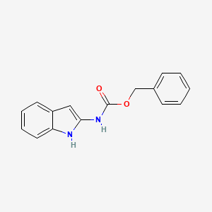 molecular formula C16H14N2O2 B11851491 Benzyl 1H-indol-2-ylcarbamate CAS No. 20948-96-3
