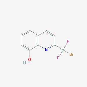 molecular formula C10H6BrF2NO B11851533 2-(Bromodifluoromethyl)quinolin-8-ol 