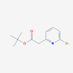 molecular formula C11H14BrNO2 B11851589 tert-Butyl 2-(6-bromopyridin-2-yl)acetate CAS No. 1266119-17-8