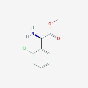 molecular formula C9H10ClNO2 B118516 (R)-(-)-2-Chlorophenylglycine methyl ester CAS No. 141109-16-2