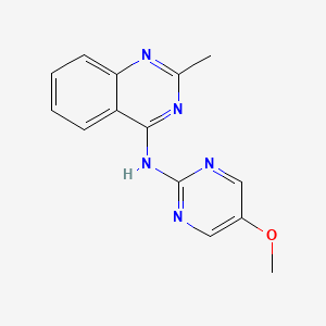 molecular formula C14H13N5O B11851655 N-(5-Methoxypyrimidin-2-yl)-2-methylquinazolin-4-amine CAS No. 827031-80-1