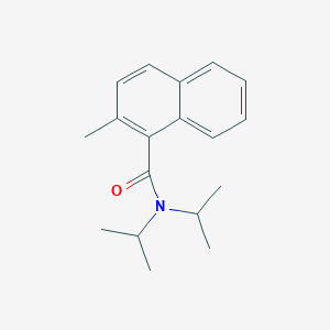 molecular formula C18H23NO B11851756 2-Methyl-N,N-di(propan-2-yl)naphthalene-1-carboxamide CAS No. 173852-16-9