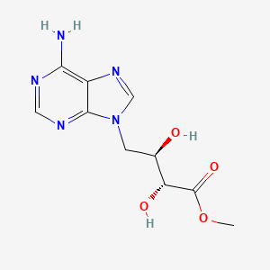 molecular formula C10H13N5O4 B11851904 Methyl 4-(6-amino-9H-purin-9-yl)-2,3-dihydroxybutanoate CAS No. 25616-63-1