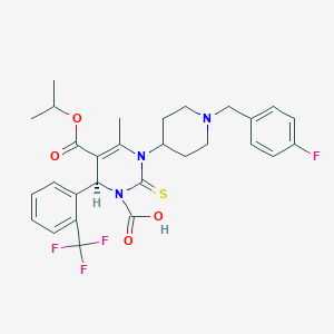 molecular formula C29H31F4N3O4S B118520 Dtpfpm, (S(-))- CAS No. 142930-38-9