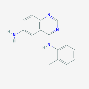 molecular formula C16H16N4 B11852017 N4-(2-Ethylphenyl)quinazoline-4,6-diamine 