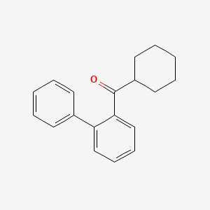 molecular formula C19H20O B11852155 [1,1'-Biphenyl]-2-yl(cyclohexyl)methanone 