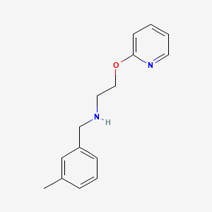 molecular formula C15H18N2O B1185226 N-(3-methylbenzyl)-2-(pyridin-2-yloxy)ethanamine 