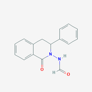 molecular formula C16H14N2O2 B11852319 N-(1-Oxo-3-phenyl-3,4-dihydroisoquinolin-2(1H)-yl)formamide CAS No. 62147-67-5