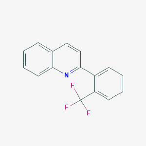molecular formula C16H10F3N B11852369 2-(2-(Trifluoromethyl)phenyl)quinoline 