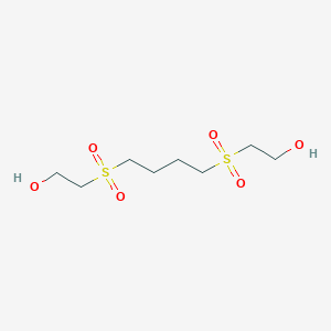 molecular formula C8H18O6S2 B11852574 2,2'-(Butane-1,4-diyldisulfonyl)diethanol 