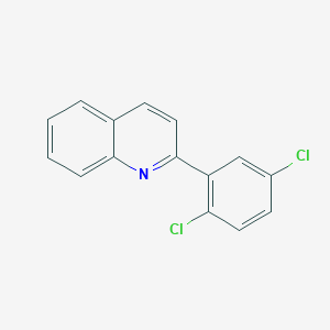 molecular formula C15H9Cl2N B11852622 2-(2,5-Dichlorophenyl)quinoline 