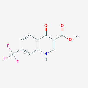 molecular formula C12H8F3NO3 B11852627 Methyl 4-hydroxy-7-(trifluoromethyl)quinoline-3-carboxylate 