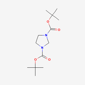 molecular formula C13H24N2O4 B11853060 Di-tert-butyl imidazolidine-1,3-dicarboxylate CAS No. 177789-21-8